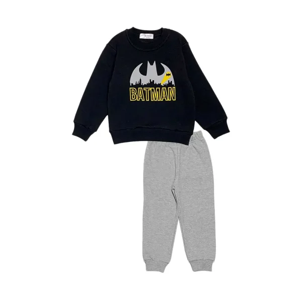 Σετ Φόρμα Φούτερ BATMAN Action Sports Wear Μαύρο