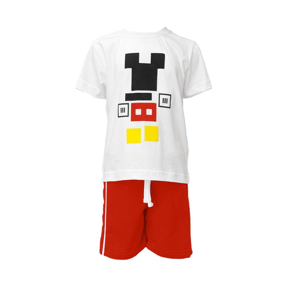 Σετ Καλοκαιρινό Mickey Mouse για Αγόρι Action SportsWear Κόκκινο
