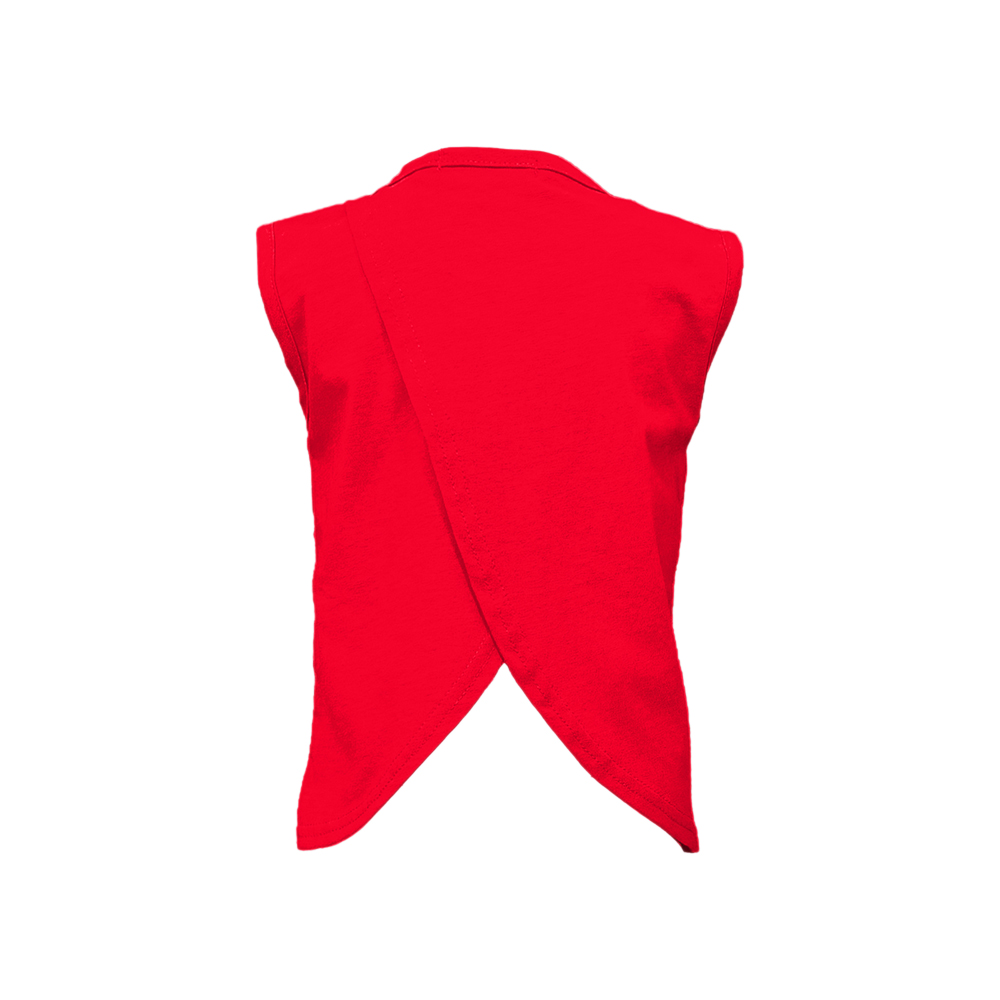 Σετ Αμάνικο με Σορτς All Over για Κορίτσι Action SportsWear Κόκκινο